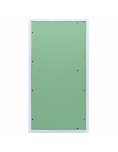 Pannello di Accesso Verde e Argento 55 x 105 cm