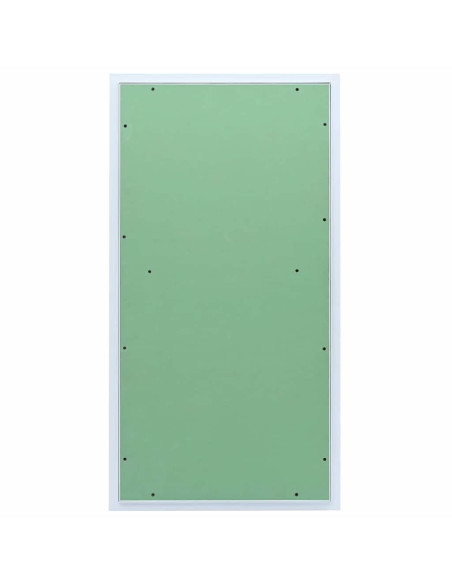 Pannello di Accesso Verde e Argento 55 x 105 cm