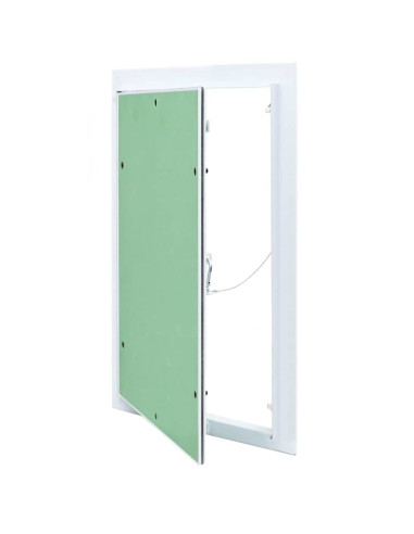 Pannello di Accesso Verde e Argento 30 x 45 cm