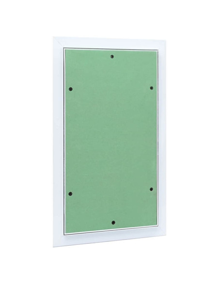 Pannello di Accesso Verde e Argento 30 x 45 cm