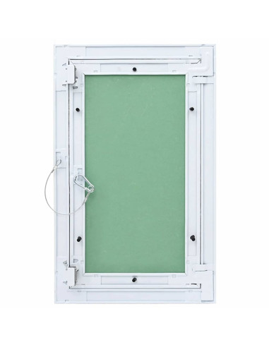 Pannello di Accesso Verde e Argento 30 x 45 cm
