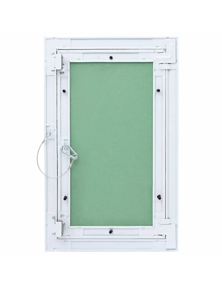 Pannello di Accesso Verde e Argento 30 x 45 cm