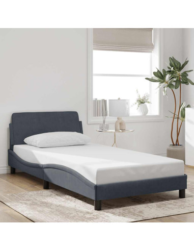 Giroletto Dover Grigio Scuro 100x190 cm in Velluto