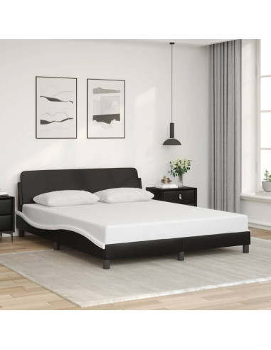 Giroletto Dover Nero e Bianco 152x203 cm in Similpelle