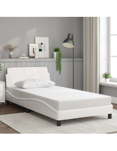 Giroletto Dover Bianco 100x190 cm in Similpelle