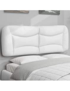 Cuscino Testiera Hvar Bianco 137 cm in Similpelle