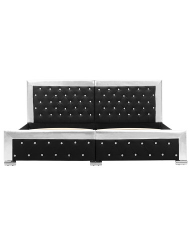 Giroletto Nero in Similpelle 180x200 cm