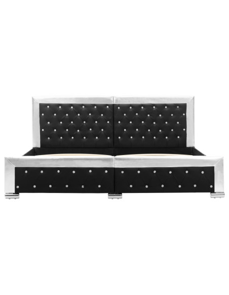 Giroletto Nero in Similpelle 180x200 cm
