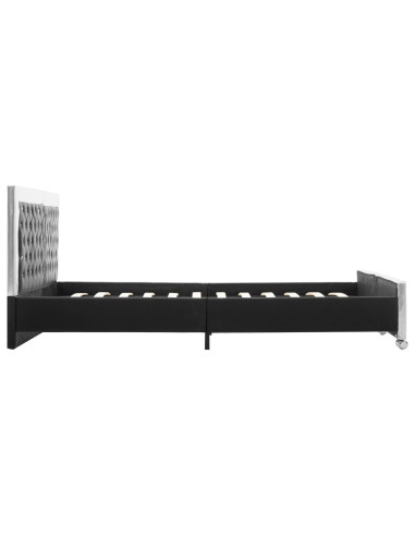Giroletto Nero in Similpelle 180x200 cm