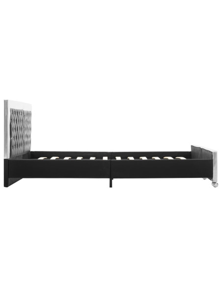 Giroletto Nero in Similpelle 180x200 cm