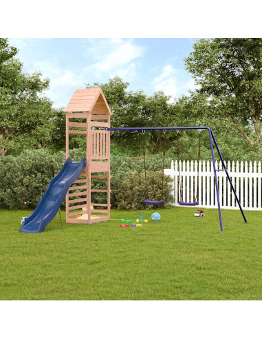 Set da Gioco da Esterno in Legno Massello di Douglas