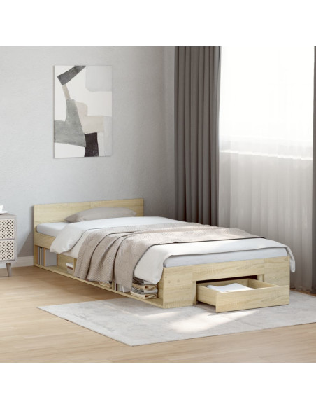 Giroletto Cassetto Rovere Sonoma 100x200 cm Legno Multistrato