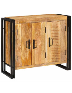 Credenza Marrone 80 x 33 x 70 cm legno massello di mango