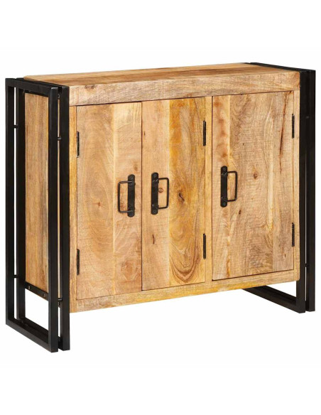 Credenza Marrone 80 x 33 x 70 cm legno massello di mango