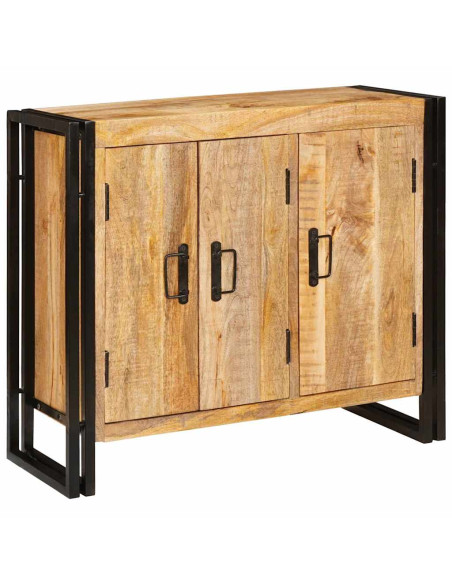 Credenza Marrone 80 x 33 x 70 cm legno massello di mango