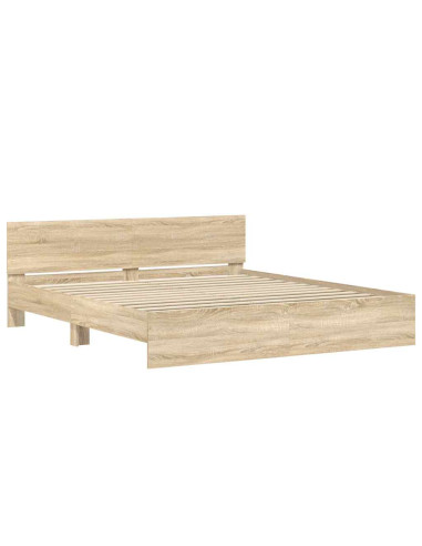 Struttura del letto Sonoma 193 x 203 cm Legno ingegnerizzato