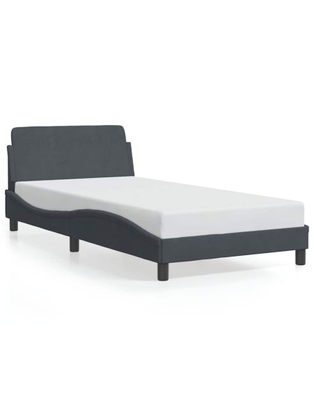 Giroletto Dover Grigio Scuro 100x190 cm in Velluto
