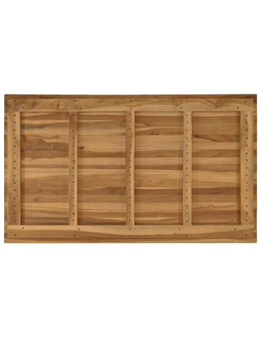 Piano del tavolo 120 x 70 x 3,5 cm Rettangolare Naturale