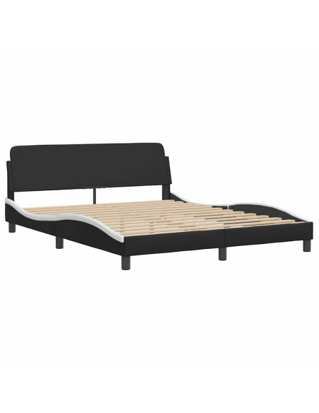 Giroletto Dover Nero e Bianco 152x203 cm in Similpelle