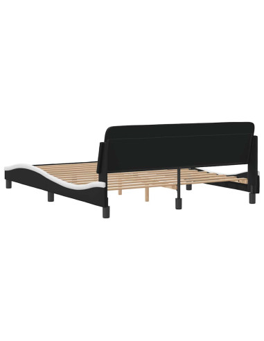 Giroletto Dover Nero e Bianco 152x203 cm in Similpelle