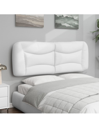 Cuscino Testiera Hvar Bianco 137 cm in Similpelle