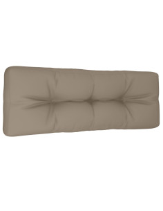 Cuscino per Pallet Tortora 120x40x12 cm in Tessuto