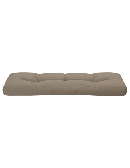 Cuscino per Pallet Tortora 120x40x12 cm in Tessuto