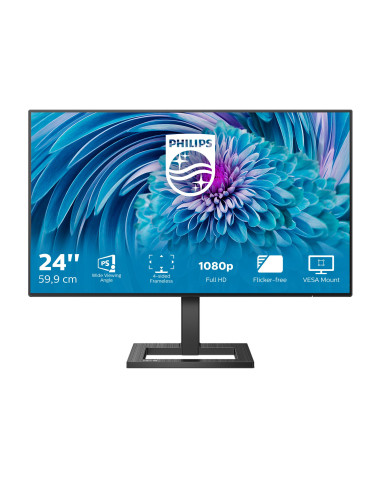 Philips E Line 241E2FD/00 Monitor PC 60,5 cm (23.8") 1920 x 1080 Pixel Full HD LED Nero