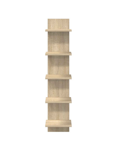 Scaffale da parete Rovere Sonoma 22 x 15 x 100 cm