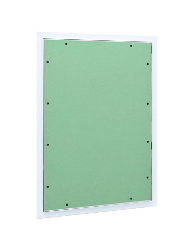 Pannello di Accesso Verde e Argento 55 x 75 cm