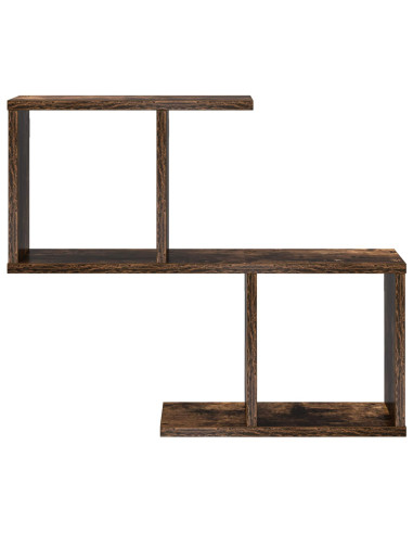 Scaffale da parete Rovere Fumo 60 x 12 x 50,5 cm