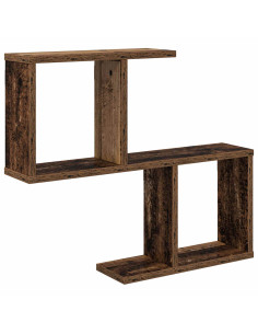 Scaffale da parete Legno antico 60 x 12 x 50,5 cm 2