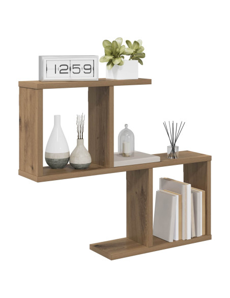 Scaffale da parete Rovere Artigianale 60 x 12 x 50,5 cm
