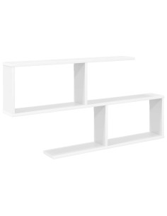 Scaffale da parete Bianco 100 x 12 x 50,5 cm 2