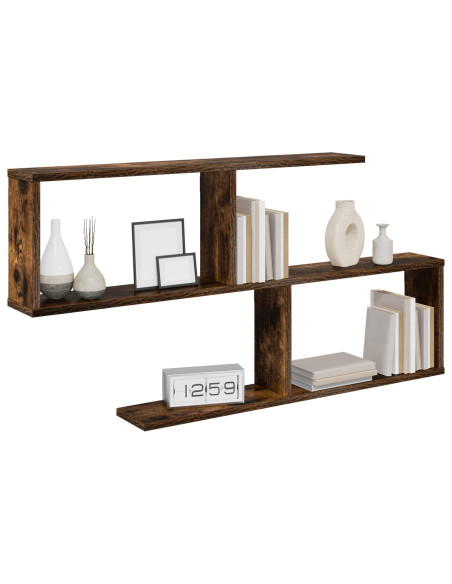 Scaffale da parete Rovere Fumo 100 x 12 x 50,5 cm
