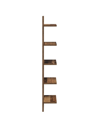 Scaffale da parete Legno antico 22 x 15 x 100 cm
