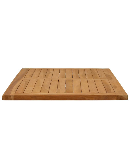 Piano del tavolo Rettangolare Legno di teak solido Naturale