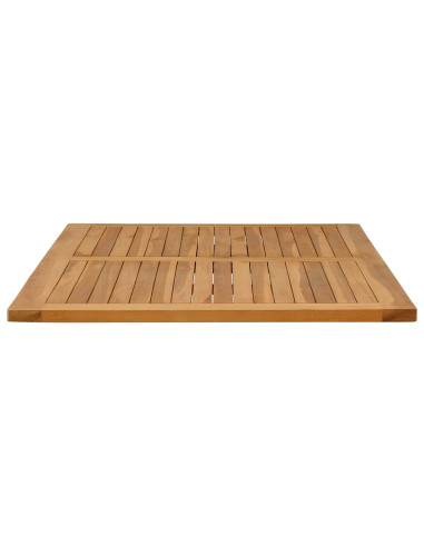 Piano del tavolo Rettangolare Legno di teak solido Naturale