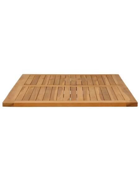 Piano del tavolo Rettangolare Legno di teak solido Naturale
