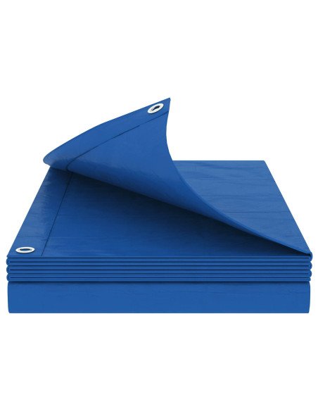 Telo con Occhielli Blu 3 x 4 m 260 gsm PE