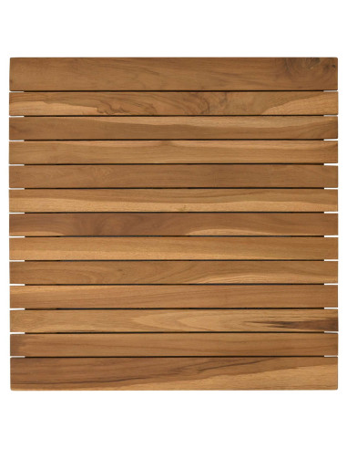 Piano del tavolo 50 x 50 x 3,5 cm Quadrato Legno di teak solido