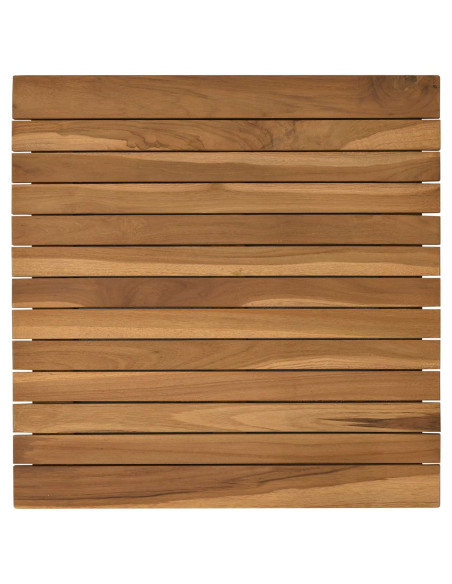 Piano del tavolo 50 x 50 x 3,5 cm Quadrato Legno di teak solido
