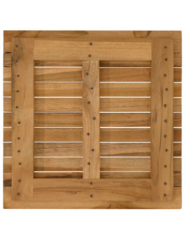 Piano del tavolo 50 x 50 x 3,5 cm Quadrato Legno di teak solido