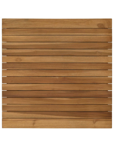 Piano del tavolo 60 x 60 x 3,5 cm Quadrato Legno di teak solido