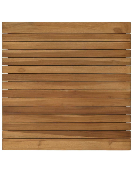 Piano del tavolo 60 x 60 x 3,5 cm Quadrato Legno di teak solido