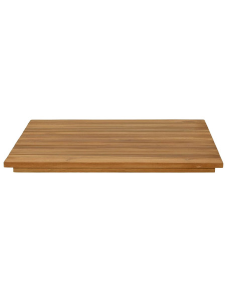 Piano del tavolo 60 x 60 x 3,5 cm Quadrato Legno di teak solido