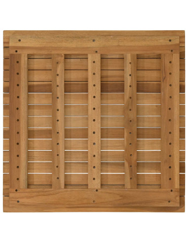 Piano del tavolo 60 x 60 x 3,5 cm Quadrato Legno di teak solido