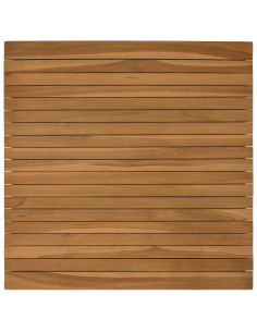 Piano del tavolo 70 x 70 x 3,5 cm Quadrato Legno di teak solido 2