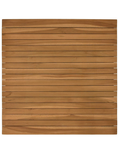 Piano del tavolo 70 x 70 x 3,5 cm Quadrato Legno di teak solido