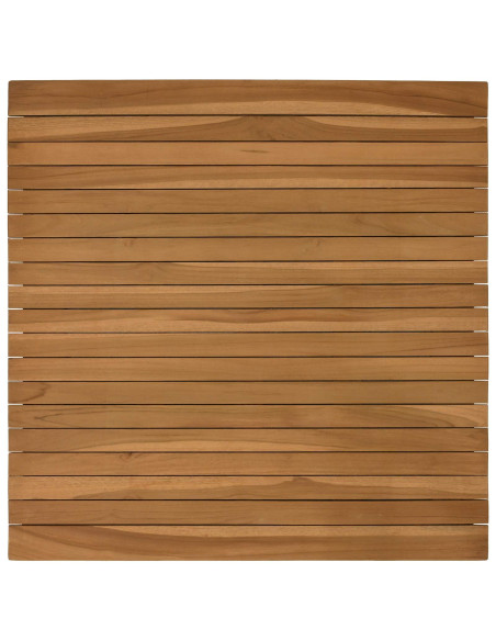 Piano del tavolo 70 x 70 x 3,5 cm Quadrato Legno di teak solido